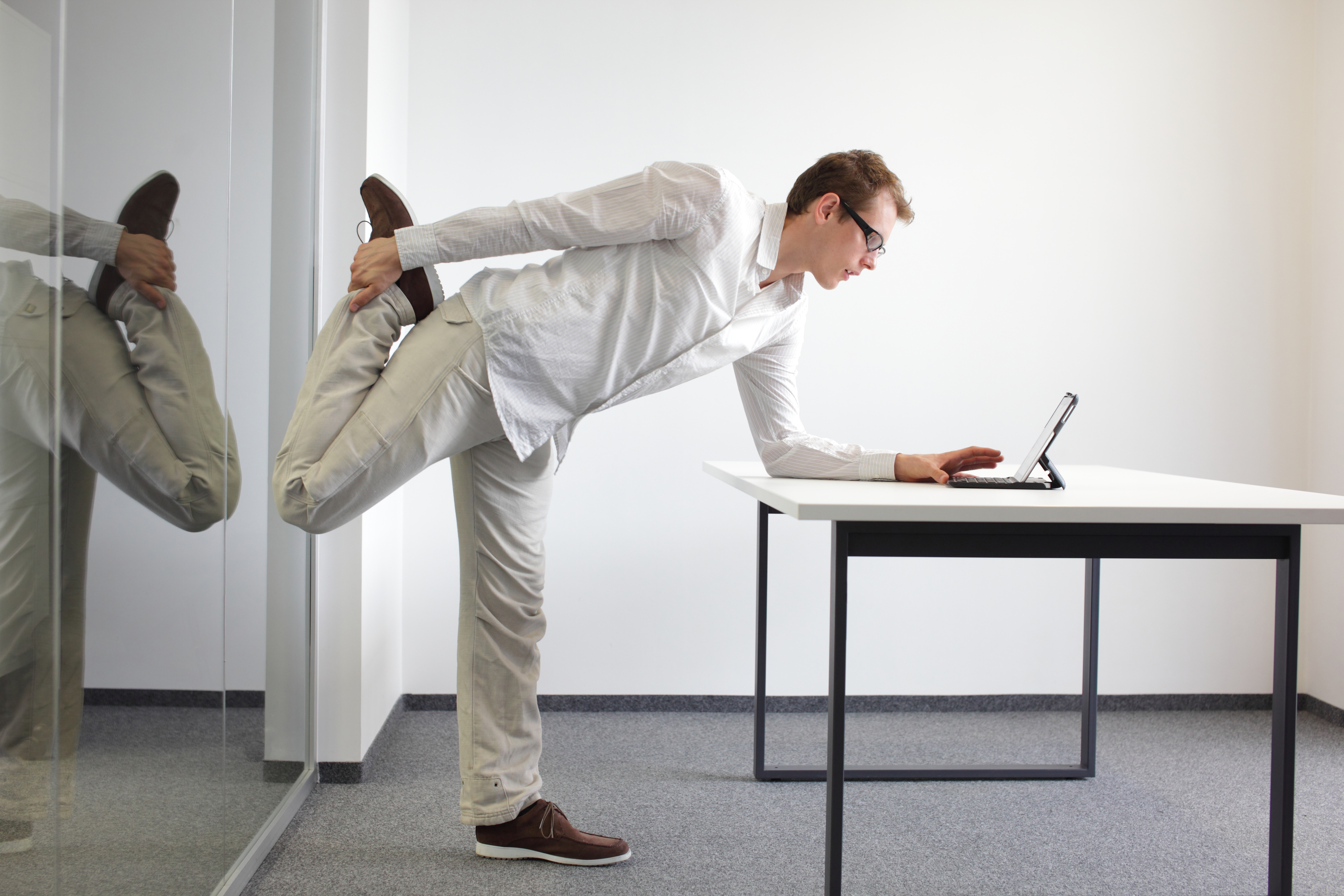 Healthy Office Cubicle Exercise