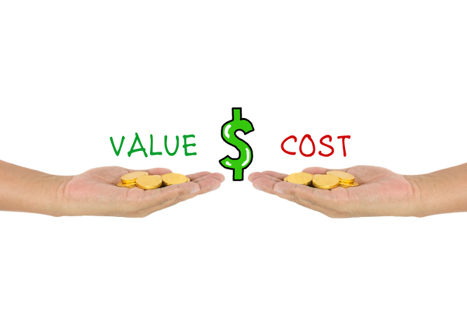 Value vs cost