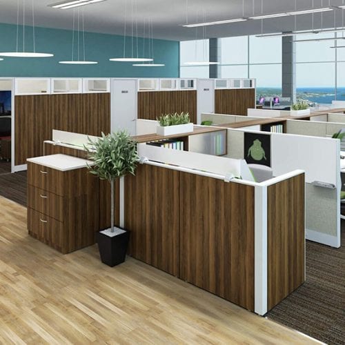 Cubicles working together 6