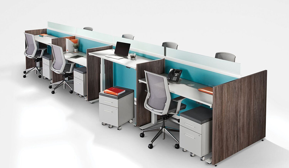 Sit Stand Desk Cubicle  5
