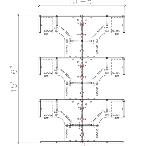 5'x5'x65" Pack of 6 - Image 2