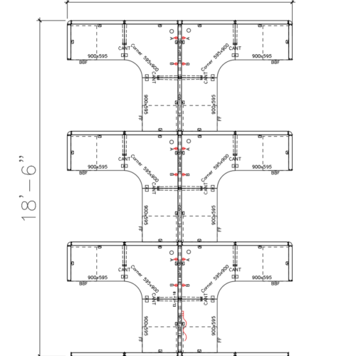 6'x6'x53" Pack of 6 - Image 2