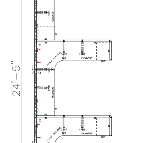 8'x8'x65" Run of 3 - Image 2