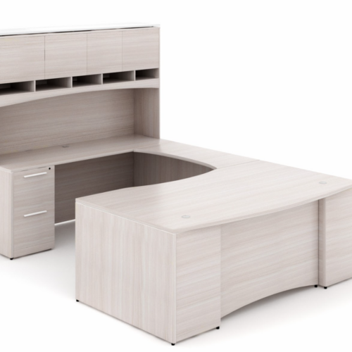 U-Shaped Desk with Storage  72 inch x 102 inch - Image 5