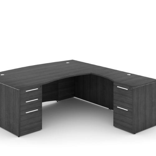 Large L-Shaped Corner Desk with Storage 72 inch x 78 inch - Image 3