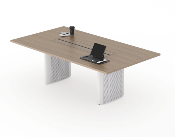 Rectangular Powered Conference Table