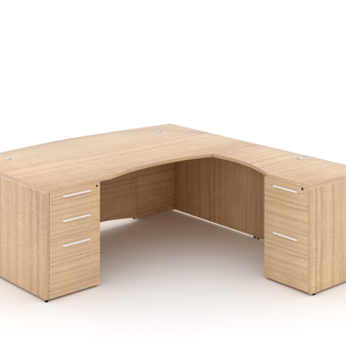 Large L-Shaped Corner Desk with Storage 72 inch x 78 inch - Image 4