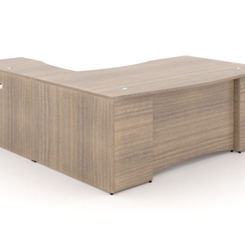 Large L-Shaped Corner Desk with Storage 72 inch x 78 inch - Image 2