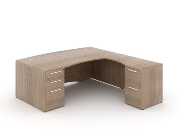 Large L-Shaped Corner Desk with Storage 72 inch x 78 inch