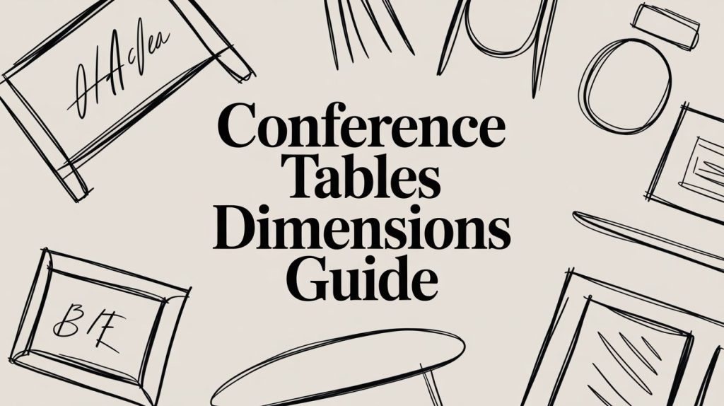 Conference Tables Dimensions Guide | Cubicle By Design