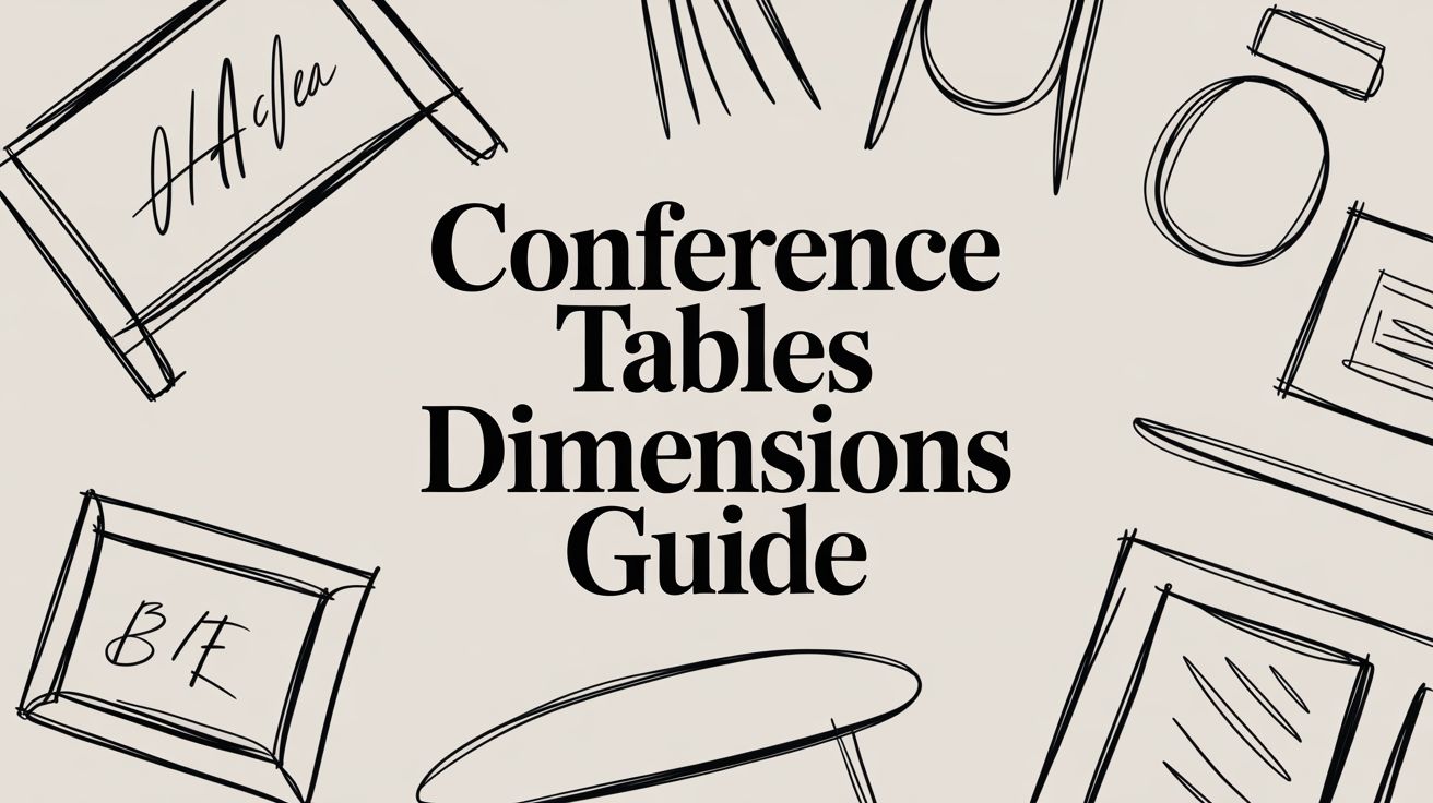 Conference Tables Dimensions Guide