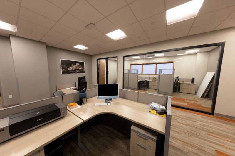 Reception cubicle