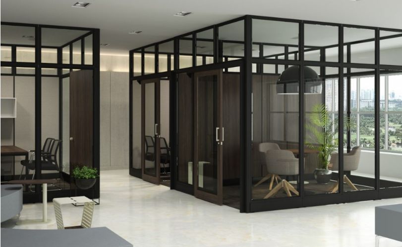 Glass Office Partitions & Walls | Custom Installation & Design ...