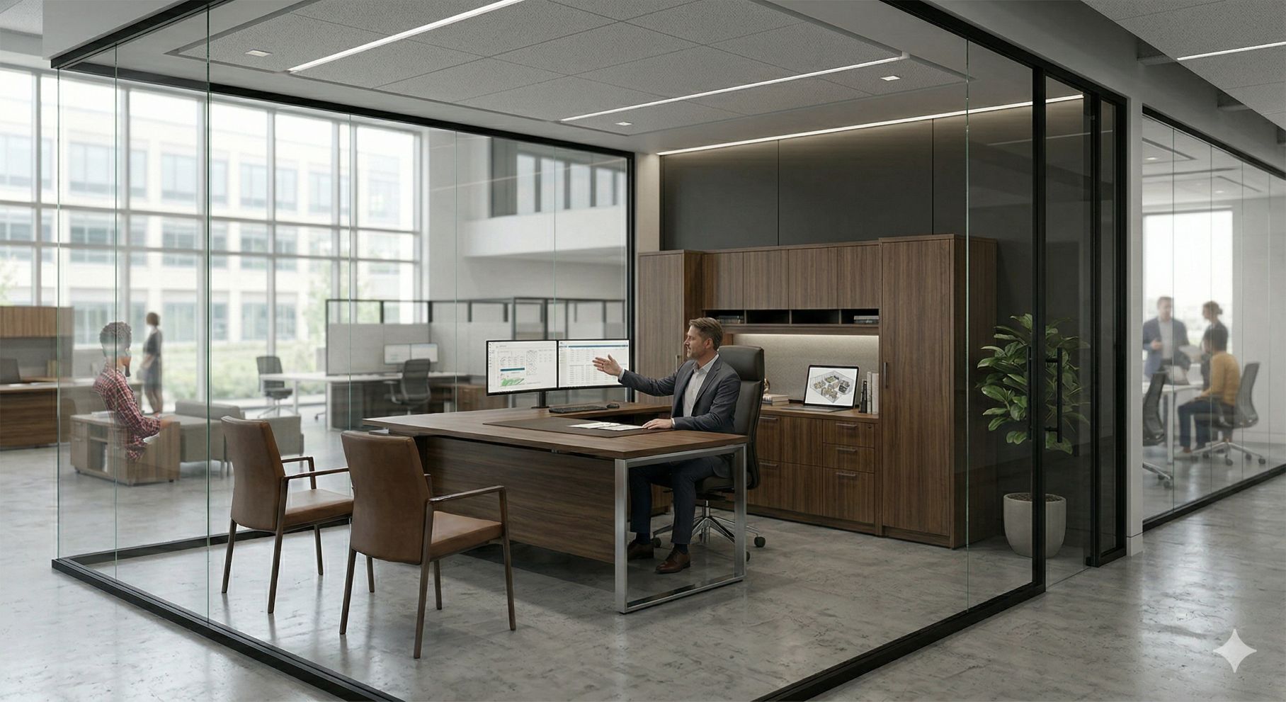 high impact desk systems