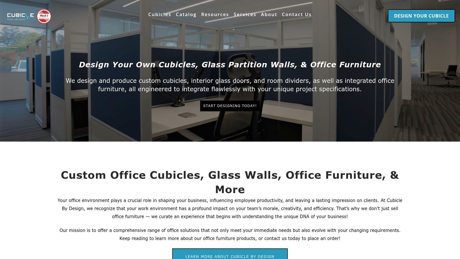 Screenshot from https://cubiclebydesign.com/